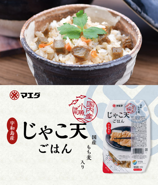 無添加の宇和島じゃこ天ごはんパック