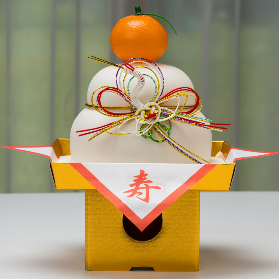 マエダ 鏡もち丸もち入り 100g-国産水稲もち米/飾り付き