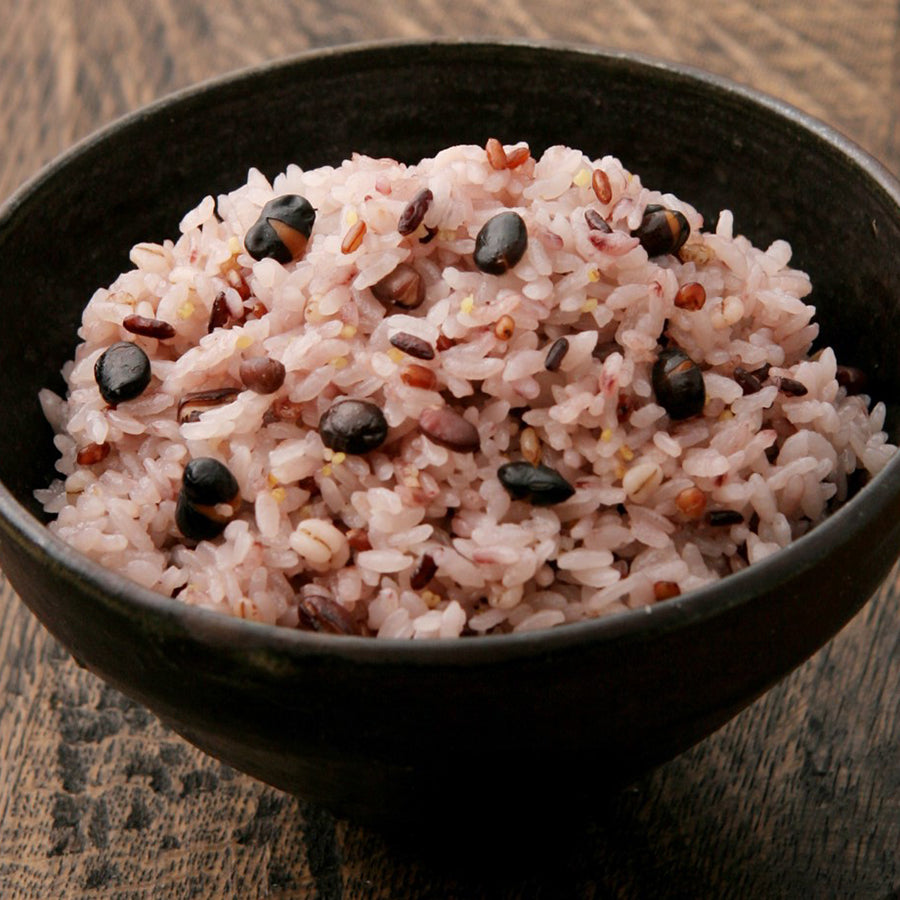 マエダ 紫十穀ごはんの素150g-黒米と黒豆のポリフェノール