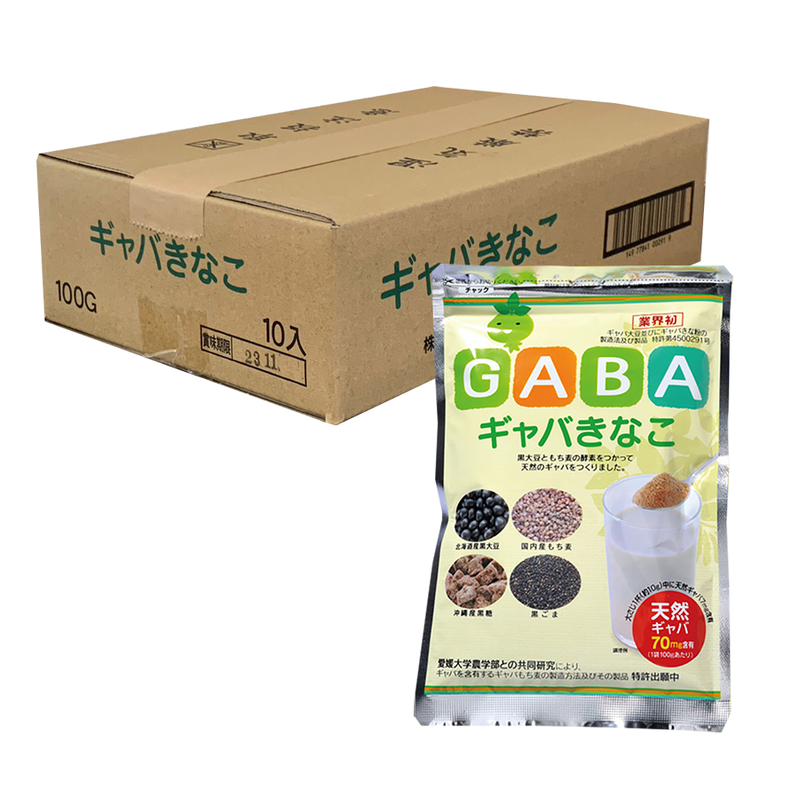 マエダ ギャバきなこ100g-GABAもち麦の食物繊維と黒大豆