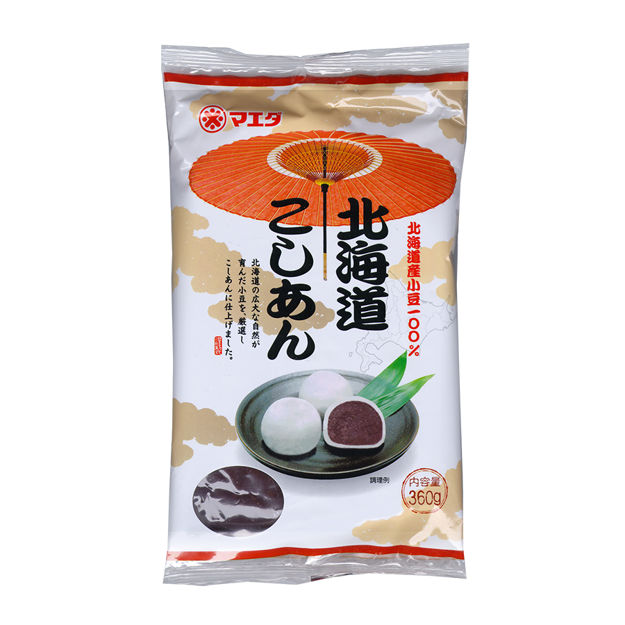 北海道こしあん 360g－北海道産小豆100％｜株式会社マエダ