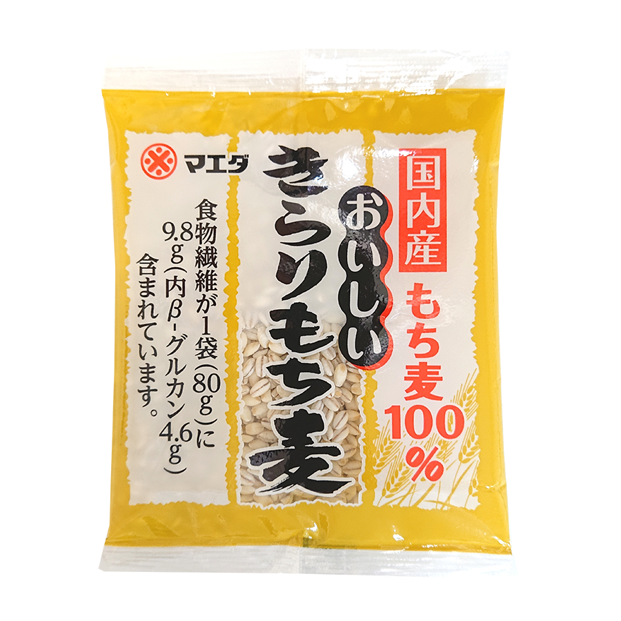 マエダ きらりもち麦80g-キラリモチで大麦の食物繊維を