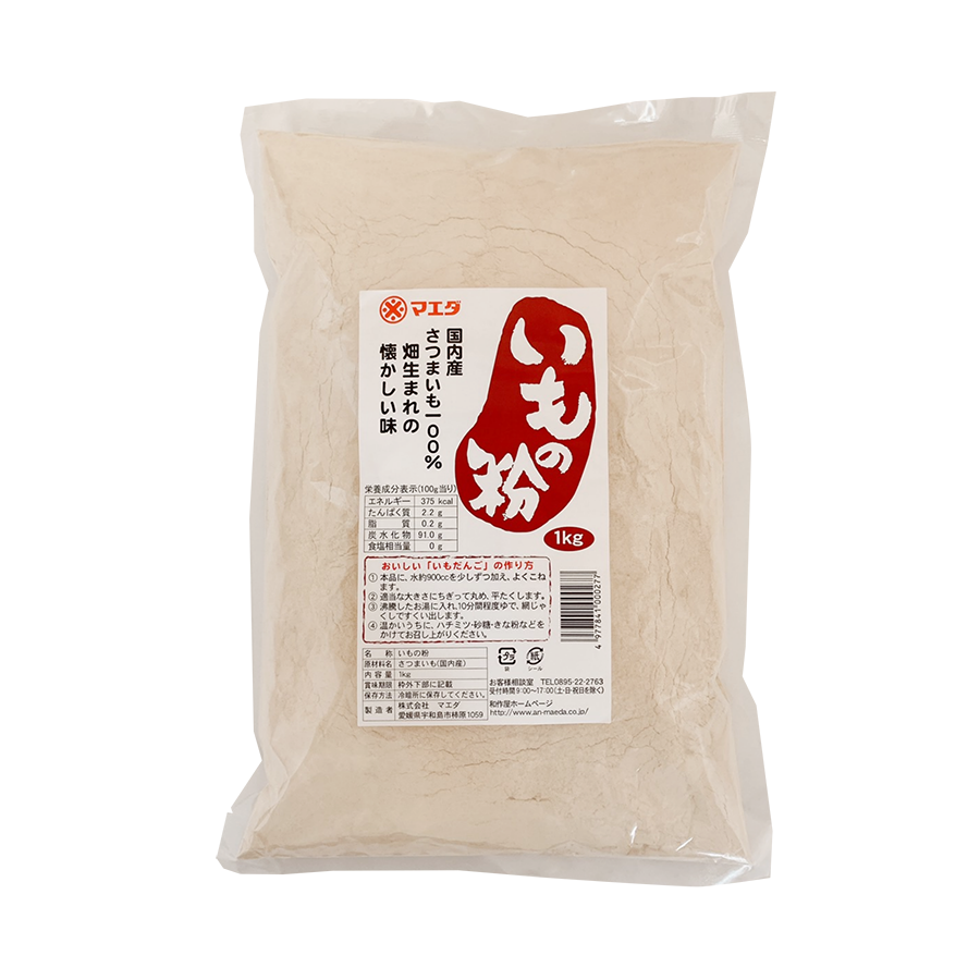 マエダ 国産いもの粉1kg-九州産さつまいも100%/穀粉