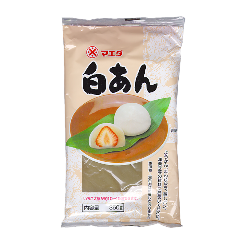白あん 350g－いちご大福、練切り、モンブラン等に｜株式会社マエダ